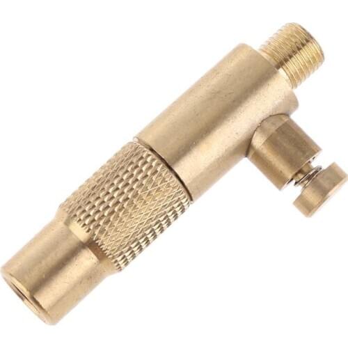 Car Tire Inflator Standard Fine Thread Air Compressor Pump Connector w Deflation