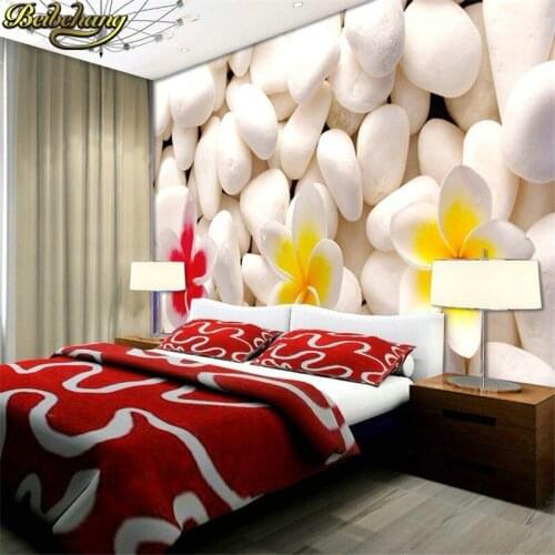 Beibehang wall Modern 3d wall murals photo wallpaper flowers for Tv sofa background wall wallpaper Curve stripe papel de parede