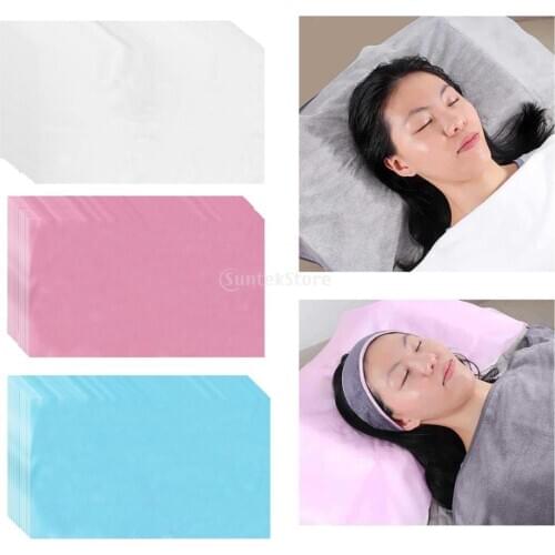 100pcs Non-Woven Disposable Bed Sheets Perforated Massage Table Covers for Tattoo Bed Pad Protection Sheets 40x70cm