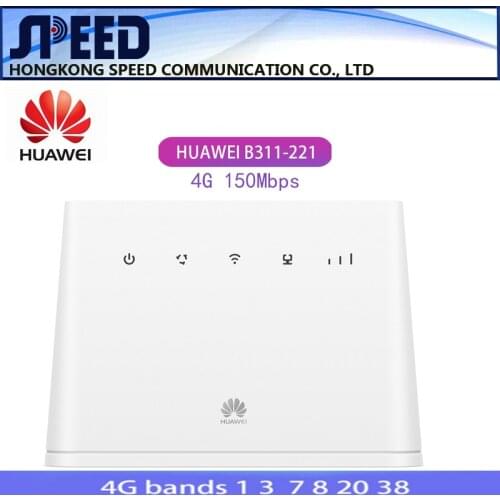 Original 150Mbps Huawei B311 B311S-220 4G LTE CEP WiFi Network Router PK huawei B310 B315 E5172
