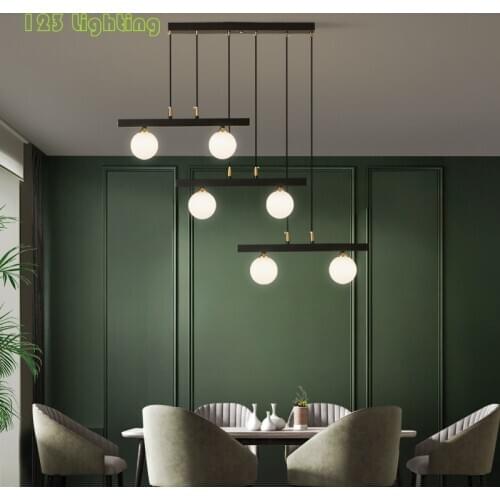 Postmodern White Glass Chandelier Restaurant Coffee Shop Bedroom Lighting Fixtures Cable Adjustable G9 LED Home Hanging Lights