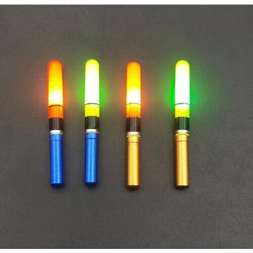 2PCS Night Fishing Luminous Float Battery Operated LED Float For Dark Water Fishing Float LED Electric Float Light Fishing