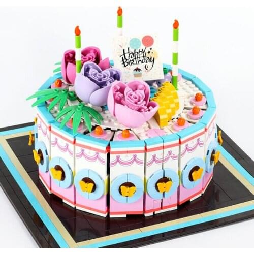 Creative Series Birthday Cake Blocks Marriage Artifact Cake Blocks Cake Model Food Toys Educational Toys For Children