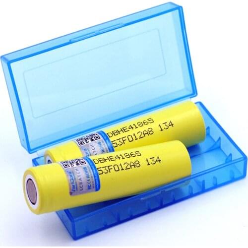 VariCore for he4 New Original HE4 18650 Rechargeable li-lon battery 3.6V 2500mAh Battery can keep + Storage box