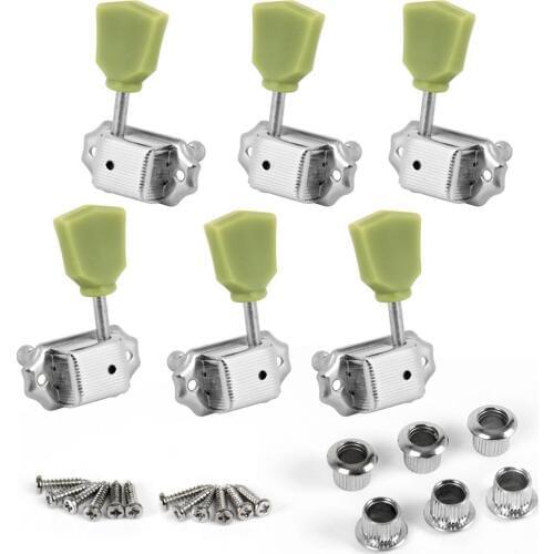 Kmise Guitar Vintage Tuners Deluxe String Tuning Pegs 3R3L Tuner Machine Heads for Electric&Acoustic Guitar Parts Accessories