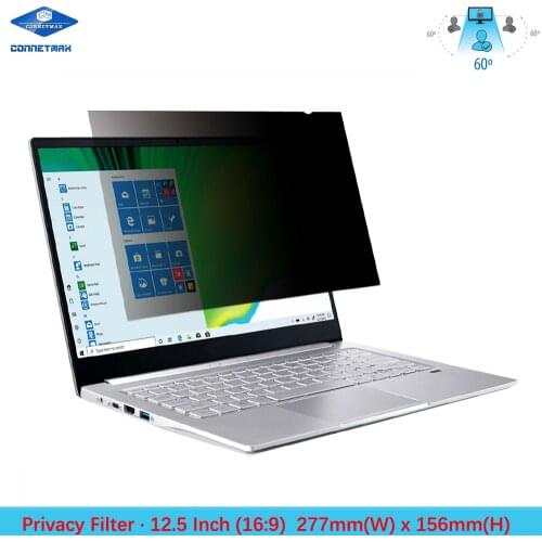 12.5 inch Laptop Privacy Filter Screen Protector Film for Widescreen (16:9) Notebook LCD Monitors