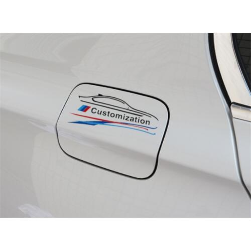 1Pcs Customization Car Fuel Tank Cap Decals Stickers For f30 e90 e39 M3 M5