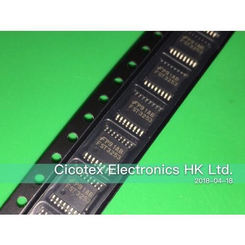 10pcs/lot FST3253MTCX MSOP16 FST3253 MTC MUX/DEMUX DUAL 4:1 TTL 16TSSOP FST3253-MTCX