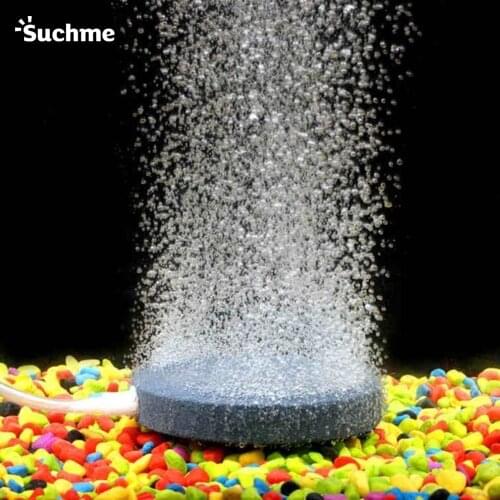 40mm Air Bubble Stone Aerator Pond Pump Air Stone Bubble Disk Aquarium Air Pump Hydroponic Oxygen Plate for Aquarium Fish Tank