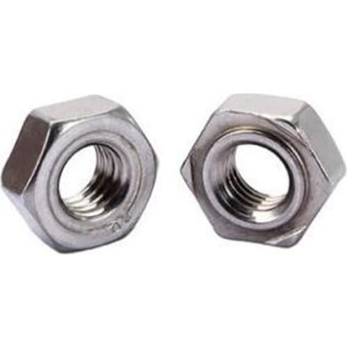 5pcs M10 M12 304 Stainless Steel Hexagon Weld Nuts Hexagonal Spot Weld Nuts DIN929