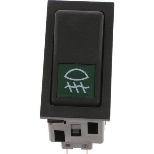 Car Motorcycle Boat Truck Tailer Fog Light Rocker Switch Button On/Off ABS Plastic