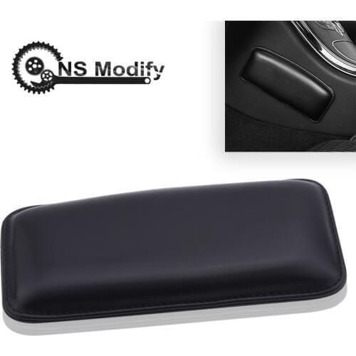 NS Modify Car Seat Cushion Foot Support Pillow Leather Leg Cushion Knee Pad Thigh Support Pillow Interior Car Accessories