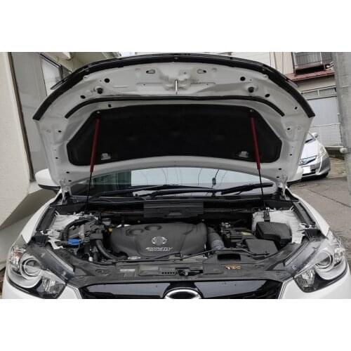 Auto Front Hood Bonnet Modify Gas Struts Lift Support ShockDamper for Mazda CX-5 CX5 2012-2016 Carbon Fiber Absorber Car Styling