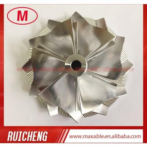 B03G 54.87/70.98mm 6+6 blades high performance turbocharger billet/milling/aluminum 2618 compressor wheel