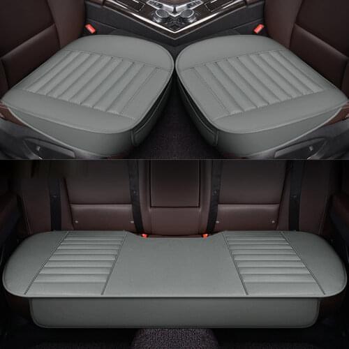 Pu Leather Seat Cover Cars Interior Automobiles Seats Covers Cushion Universal Protector Seat Leather Mats Auto Pad Accessories