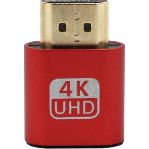 Exquisitely Designed Durable VGA Virtual Display Adapter HDMI-compatible 1.4 DDC EDID Dummy Plug Display Emulator Play