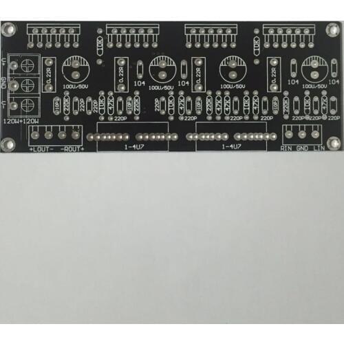 Fannyda DIY Upgraded version LM3886 120W+120W parallel dual channel HIFI power amplifiers board PCB empty board circuits board