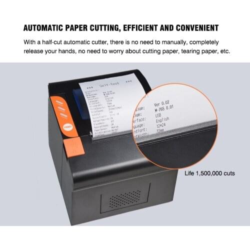 New beautiful appearance USB Desktop Receipt 80MM Thermal Printer (HCC-POS894)