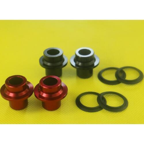 Powerway CX27 front and rear end caps 100x12mm/142mm X12mm black or red aluminum alloy adaptors converters side caps