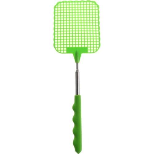 Plastic Telescopic Extendable Fly Swatter Prevent Pest Mosquito Tool, Easy to Use