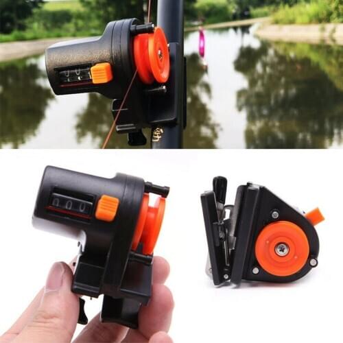 0-999 Meters Portable Fishing Line Counter Digital Length Display Fish Finder Depth Gauge Tackle Tool for Fishing Outdoor