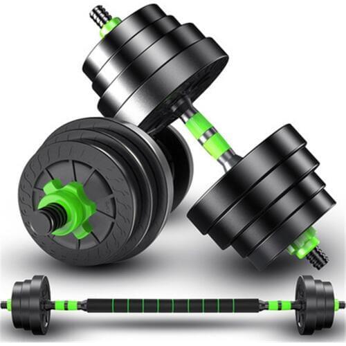 Detachable dumbbell weight plates barbell dumbbell gym weights 10kg for children elder man weightlifting gym equipment 1set