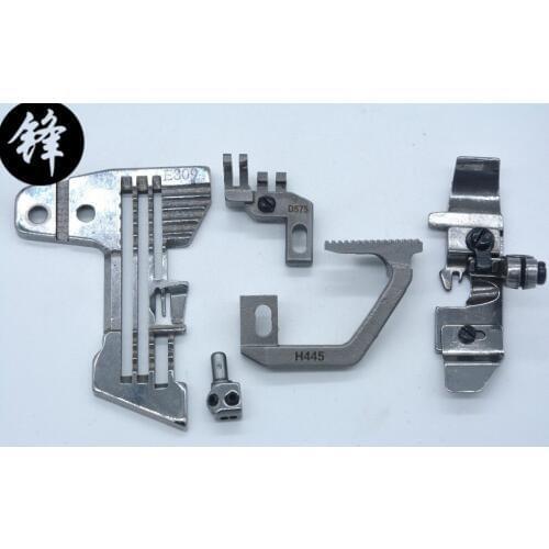 Overlock sewing machine needle gauge SIRUBA, Jack 747 four -thread sewing machine needle position four lines catcher needle posi