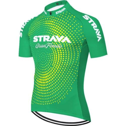 Strava サイクルジャージ Uomo Maglia Verano Джерси 자전거의류 Wielren Camiseta Hombre Cycling Jersey Maillot Ciclismo Fietskleding Heren