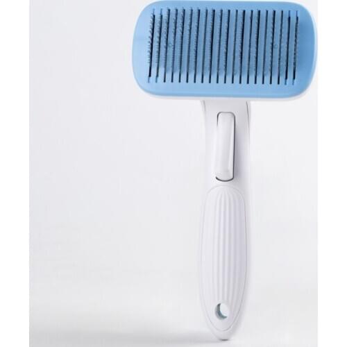 Pet hair trimmer smooth hair removal brush cat grooming comb dog beauty cleaning tool telescopic comb comfortable