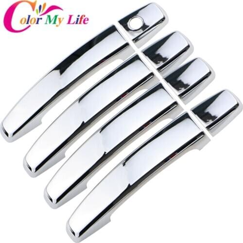 Color My Life ABS Chrome Car Door Handle Protection Cover Auto Doors Bowl Trim for Chevrolet Cruze Sedan Hatchback 2009 - 2014