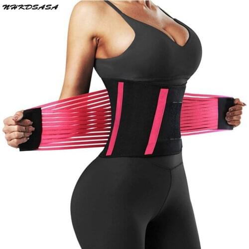 NHKDSASA Women Corset Waist Trainer Belt Bustiers Breathable Sweat Belt Cincher Body Shaper Girdle Fat Burn Belly Slimming Band