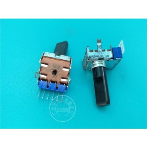 1 PCS For Japan ALPS RK12L1230C4L 142 vertical double potentiometer 502K 5K handle length 18MMF 6 feet