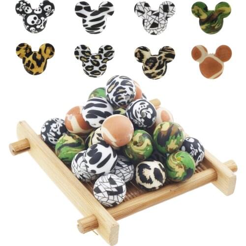 10MM Round Loose Silicone Beads For Teething Necklace Silicone Round beads For Baby Teether BPA Safe DIY Loose beads 40 Colors