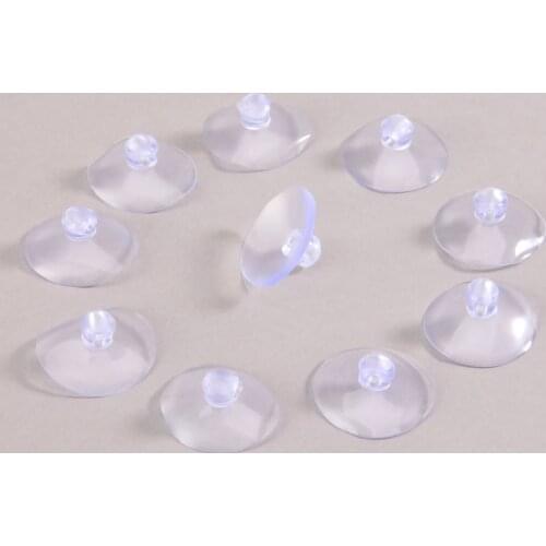 10x Wall Sucker Suction Cup Rubber Hook Mushroom Head Pads Hanger Window Bathroom Doll DIY Office Fridge Car Glass Hanger