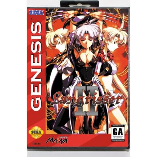 Langrisser II 16bit MD Game Card For Sega Mega Drive/ Genesis with Retail Box
