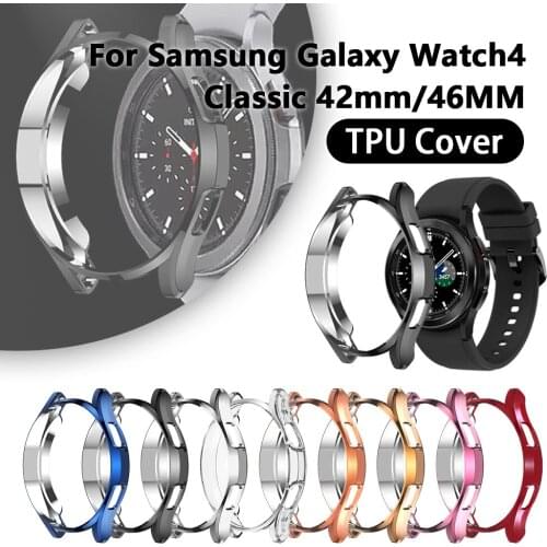 2021 New Screen Protective Case for Samsung Galaxy Watch 4 Classic 42MM 46MM Protector TPU Bumper Cases Watch Accessories