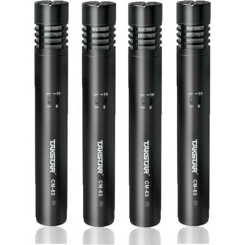 4pcs/lot Original TAKSTAR CM-63 professional condenser recording microphone for broadcasting/recording/on-stage performance