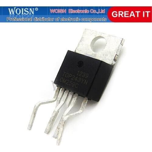 50PCS TOP243YN TOP243 TO220 TO22-6 In Stock
