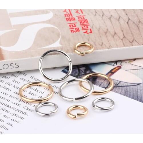 Diy jewelry accessories copper open circle round pendant pendant ear clip earring material earring earring accessories