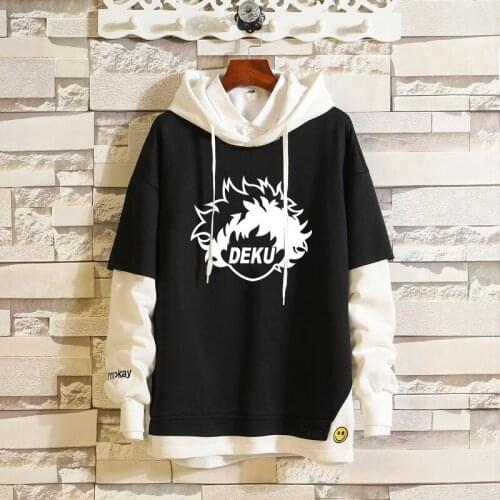 Anime Midoriya Izuku Todoroki Shoto My Boku no Hero Academia Spring Men Women Pullover Coat cosplay 2020