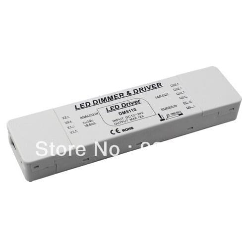 Free Shipping 0-10V LED DIMMER & LED DRIVER Constant Voltage 2 Channel Input DC12-24V Single CH