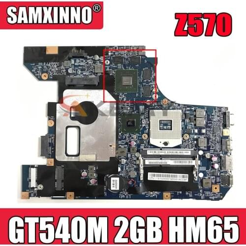 Laptop motherboard For LENOVO Z570 GT540M 2GB HM65 Mainboard 10290-248.4PA01.021 11013767 N12P-GS-A1