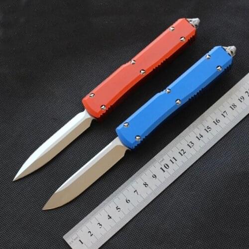 Hifinder blade: D2, handle 6061-T6 aluminum handle camping hunting survival EDC tactical multi-purpose kitchen knife outdoor