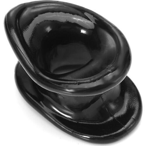 Male Scrotum Testicle Squeeze Ring Cage Soft Stretcher Enhancer Delay Ball Sex Toy EK-New