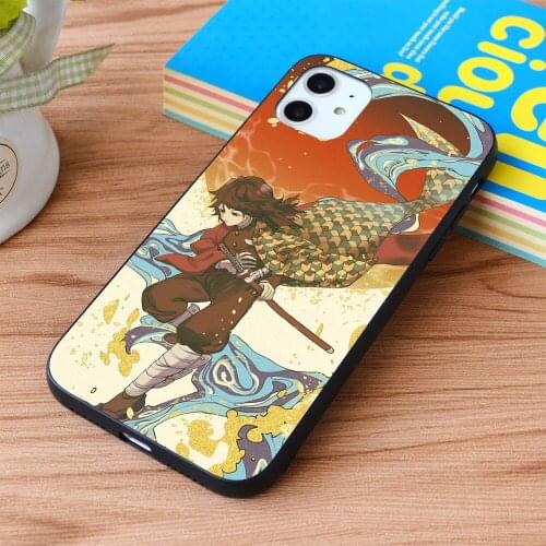For iPhone Tomioka Giyuu Soft TPU border Apple iPhone Case