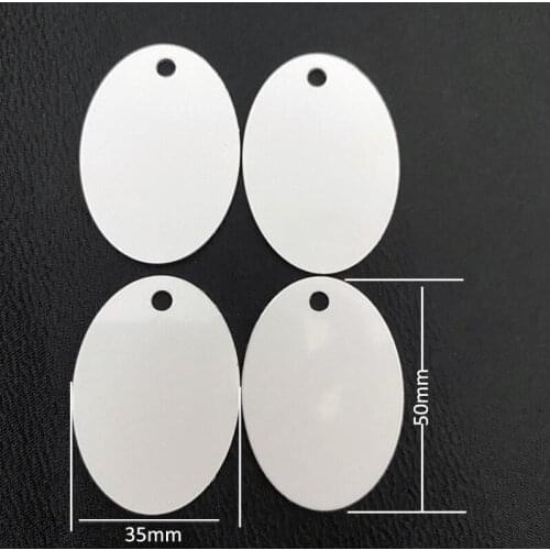 Personalized DIY Sublimation Pet Cat Dog Tags Plates Gift Keychain Tag Pendant Supply Free Shipping