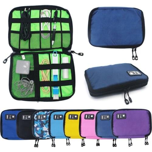 Portable Cable Organizer Bag Travel Digital Electronic Accessories Storage Bag USB Charger Power Bank Holder Cable Case Bags