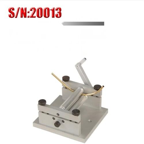 DIY Manual Plate Rolling Machine Soft Metal Sheet Soft Metal Tube Mini Bending Machine S/N: 20013