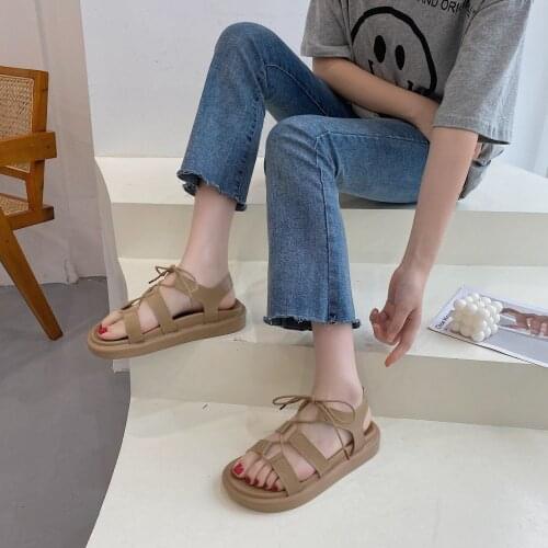 Sports Women Sandals Ins Hot Sale Summer Student Female Sandals Womens Casual Shoes Designer Sandals Thick Flat Sandals