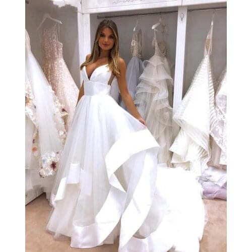 ToBeBridal Satin Wedding Dresses